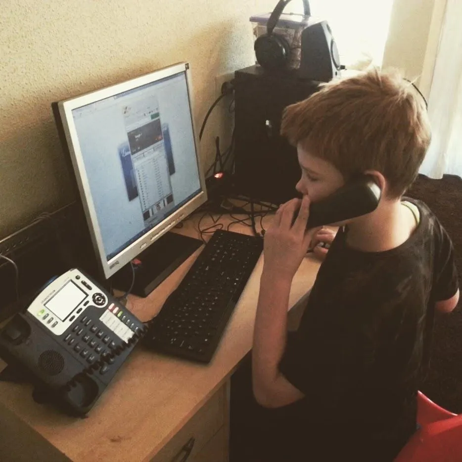 Serge op 7-jarige leeftijd